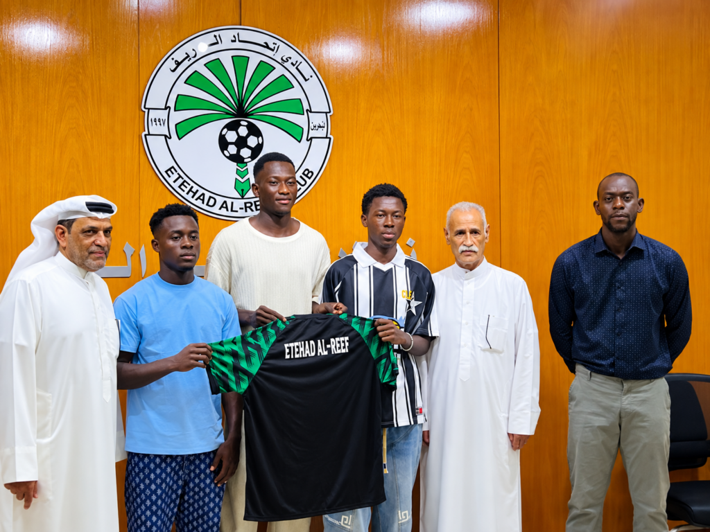 L&rsquo;Académie Olé est ravie d&rsquo;annoncer la signature de ses 3 joueurs, Kouakou Serge Pacôme, Sylla Tidiane et Kanga Eric, avec le club Al-Etehad Al Reef, qui évolue dans le championnat du Bahreïn.